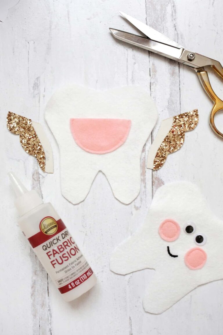 How To Make A Tooth Fairy Pillow Free Printable With A No Sew Option A Beautiful Mess