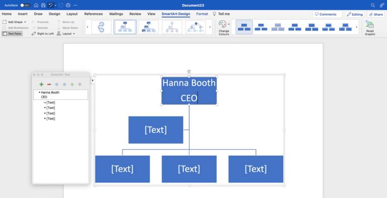 How To Quickly Build Your Organizational Chart In Word