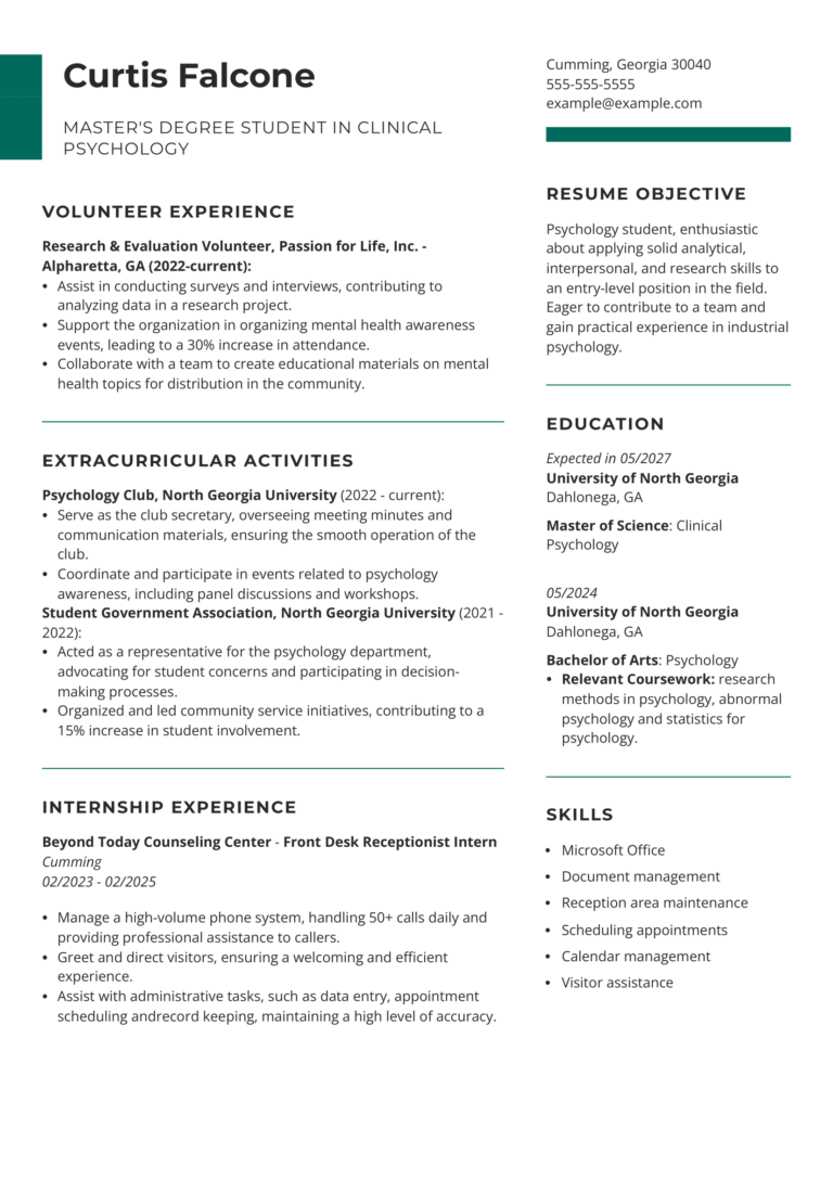 How To Write A Resume With No Experience Tips Examples 