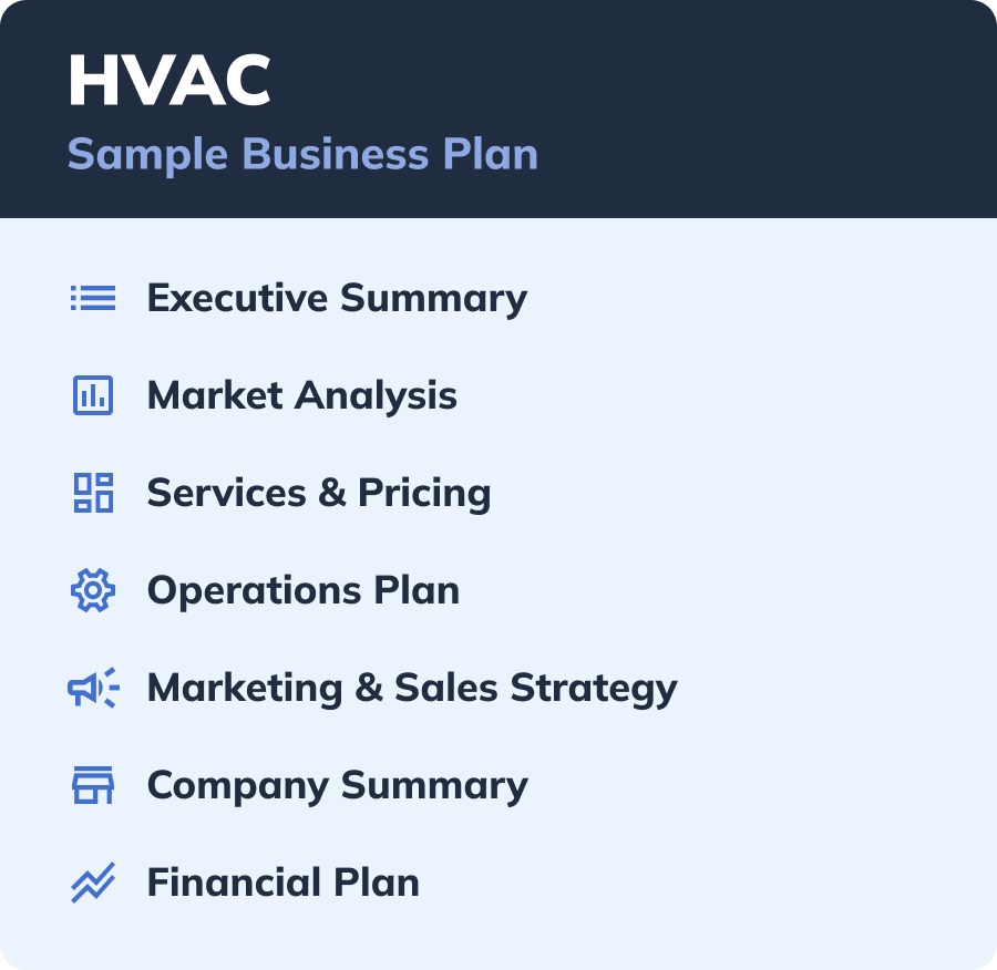 How To Write An HVAC Business Plan Free Sample Plan PDF LivePlan