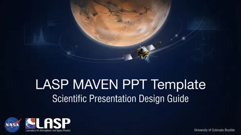 LASP MAVEN PPT Template Scientific Presentation Design Guide