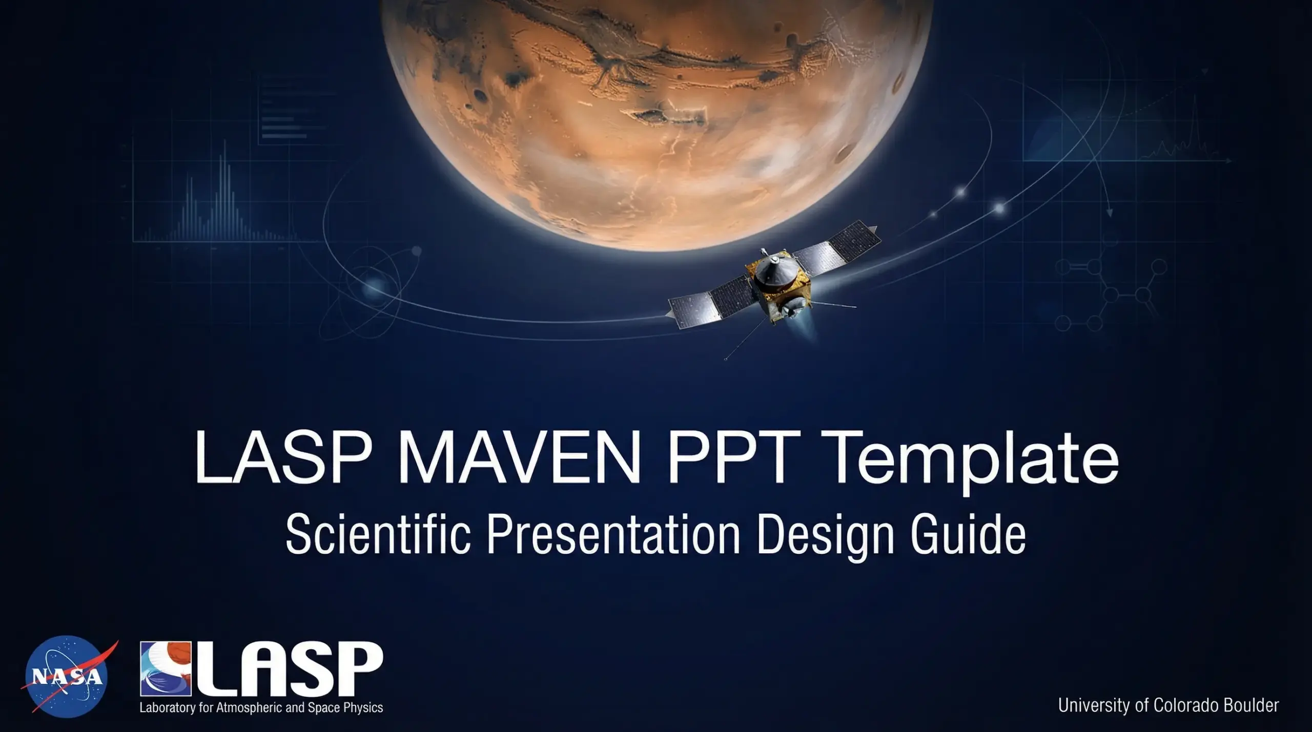LASP MAVEN PPT Template Scientific Presentation Design Guide