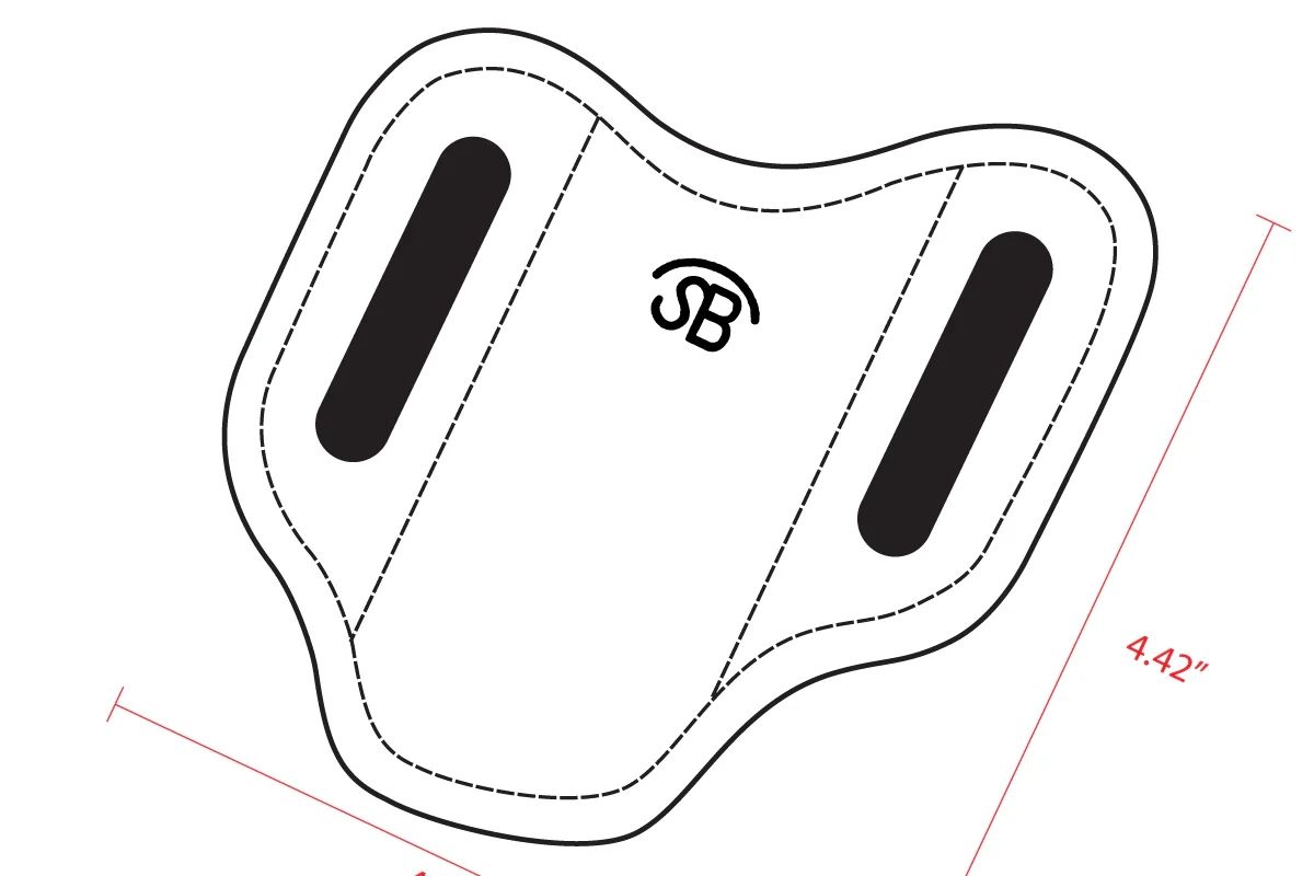 Leather Knife Sheath Pattern Stock And Barrel Template