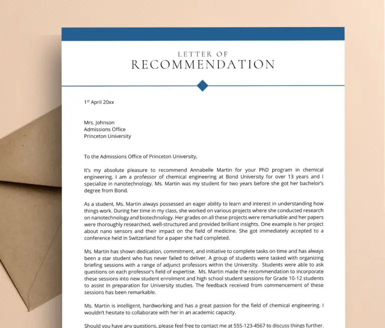 Letter Of Recommendation For A High School Student College Admission Recommendation Letter Template Student Recommendation Letter Etsy Israel