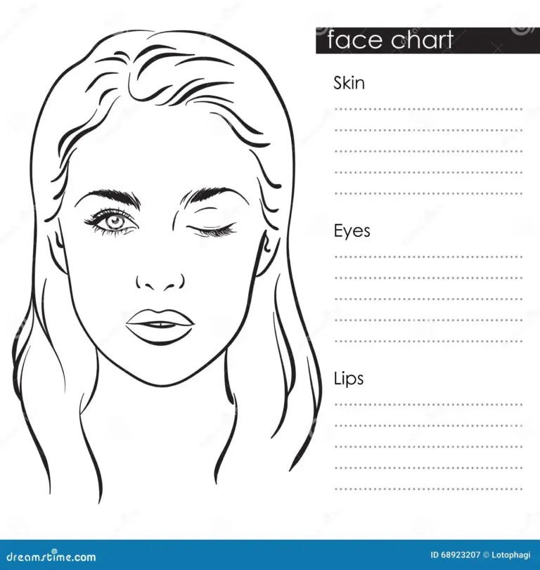Makeup Blank Face Chart Template Stock Illustrations 272 Makeup Blank Face Chart Template Stock Illustrations Vectors Clipart Dreamstime