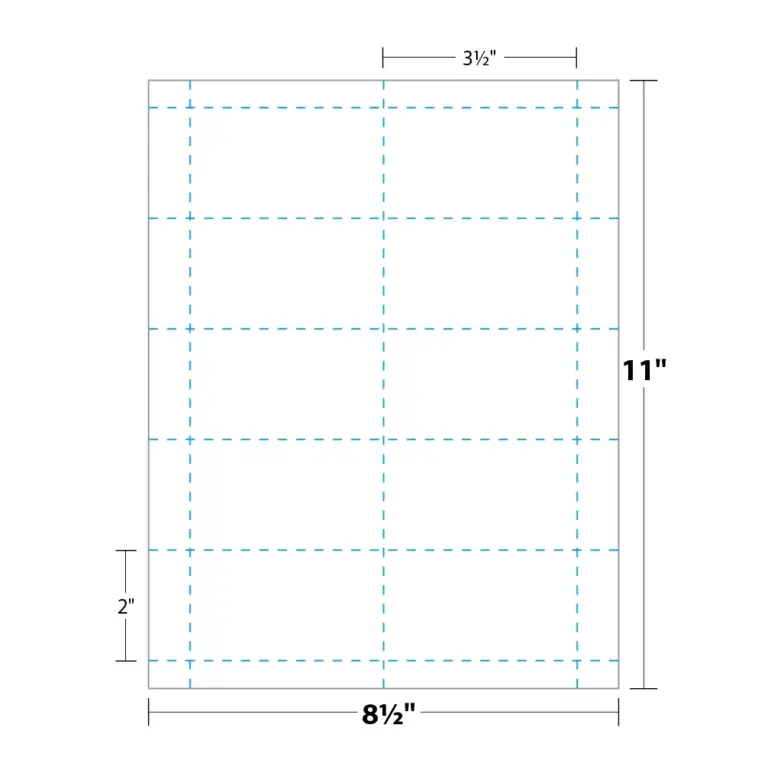 Micro Perforated Business Card LTBC Blanks USA
