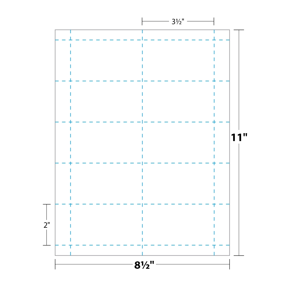 Micro Perforated Business Card LTBC Blanks USA