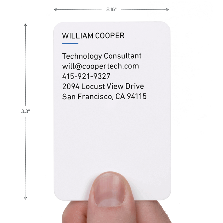 MOO Size Business Cards Sizing Templates MOO Support