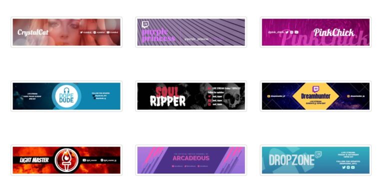 Online Twitch Banner Maker Free Easy To Use Snappa