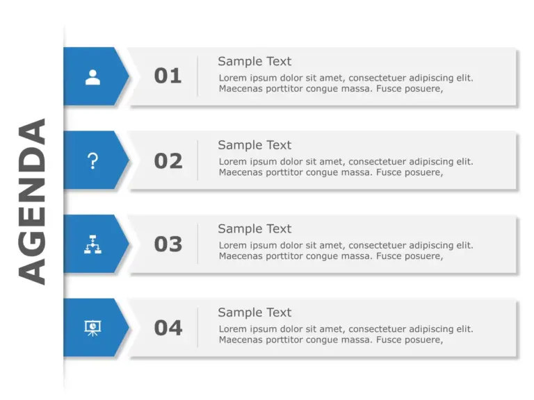 Presentation Agenda PowerPoint Template SlideUpLift