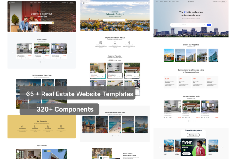 Real Estate Website Templates To Edit Use Figma