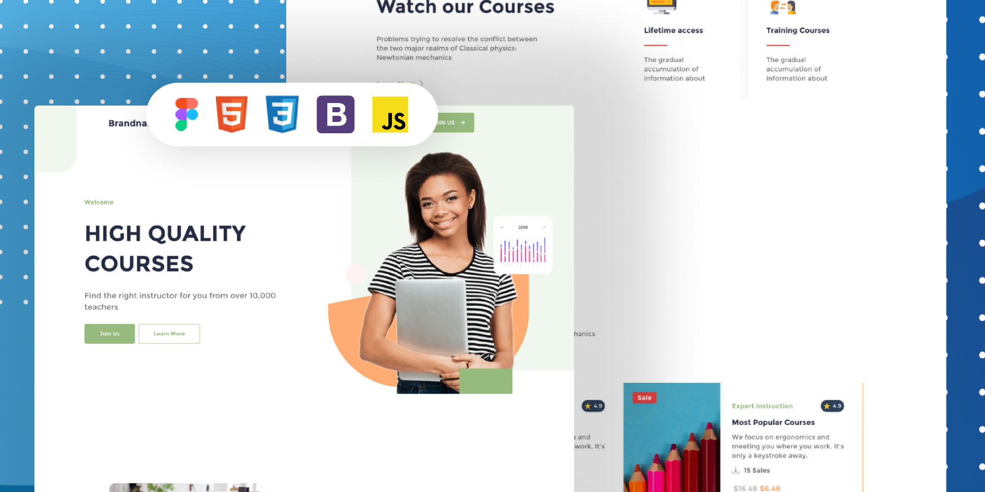 School Reliable Simple Website Template Download Html With Css For School Figma