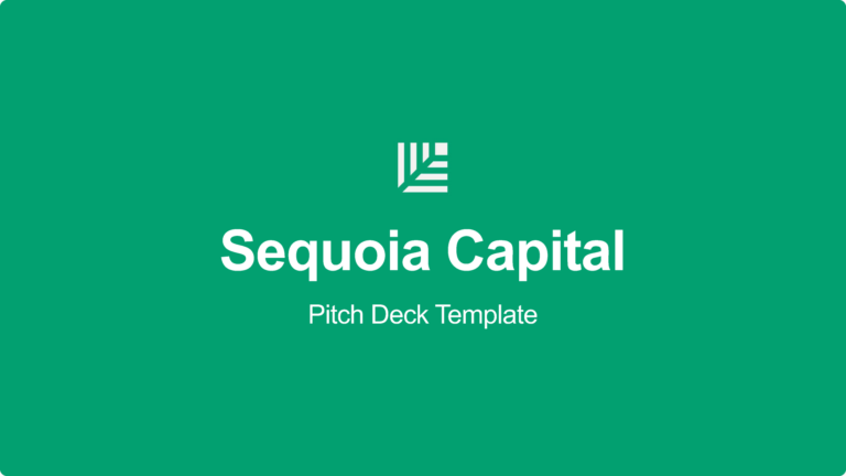 Sequoia Capital Pitch Deck Template Figma