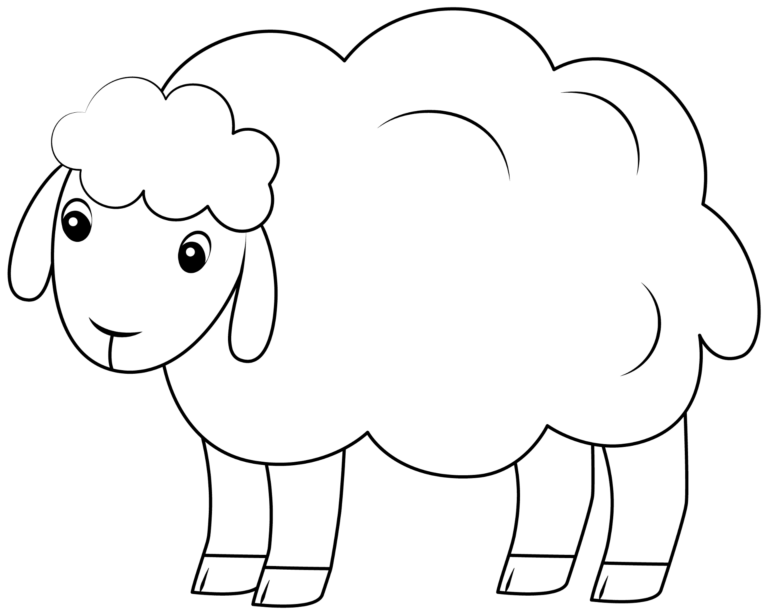 Sheep Printable Template Free Printable Paper raft Templates