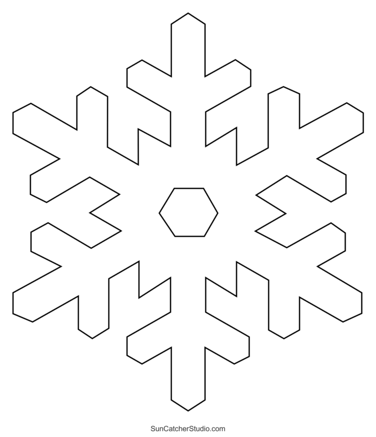Snowflake Templates Printable Stencils And Patterns Free Printables Lettering SVG Files Tools Apps