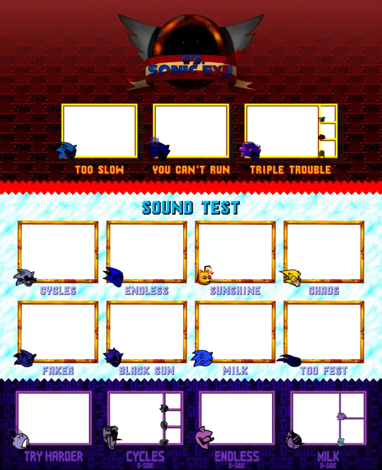 Sonic exe Mix Template R FridayNightFunkin
