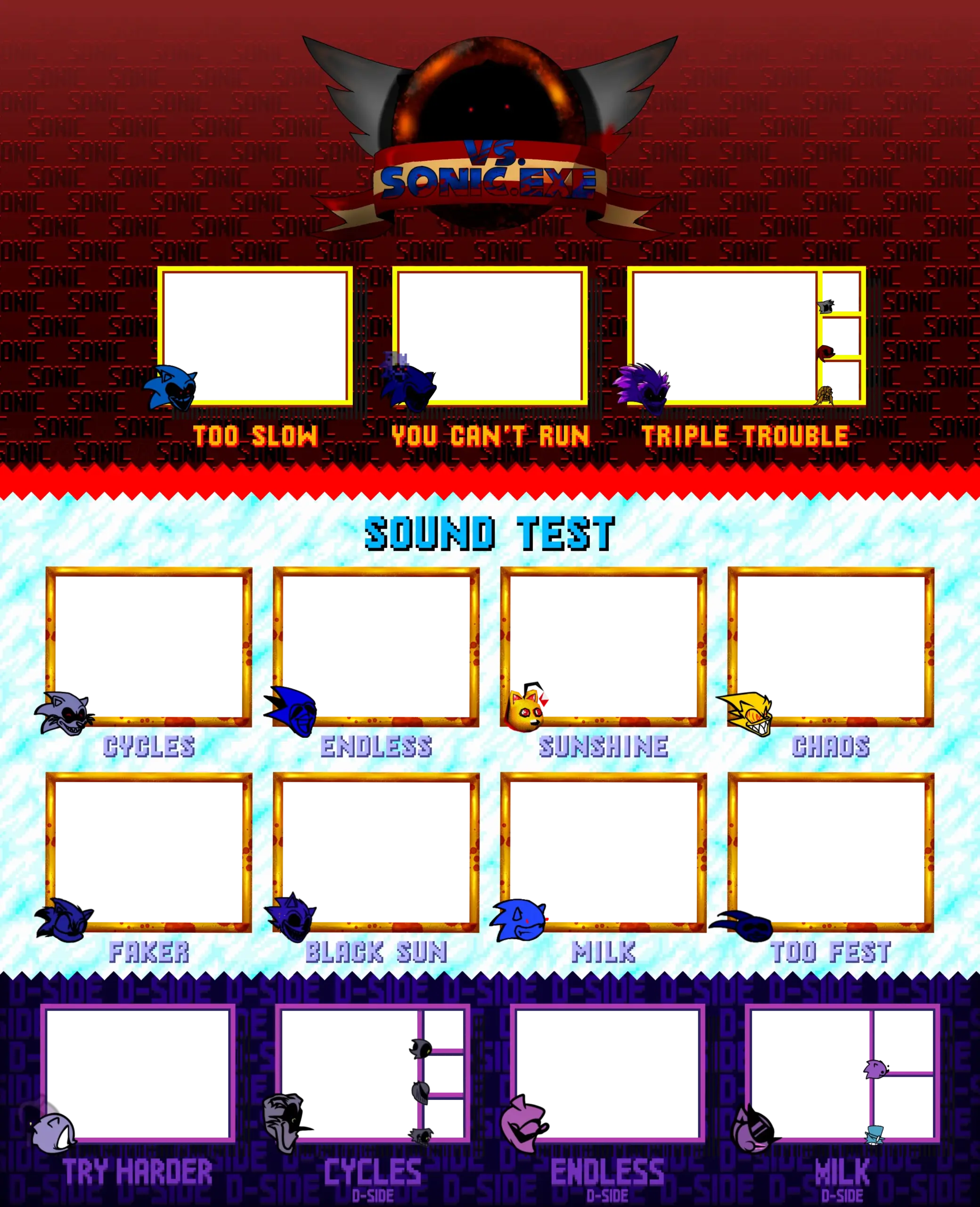 Sonic exe Mix Template R FridayNightFunkin