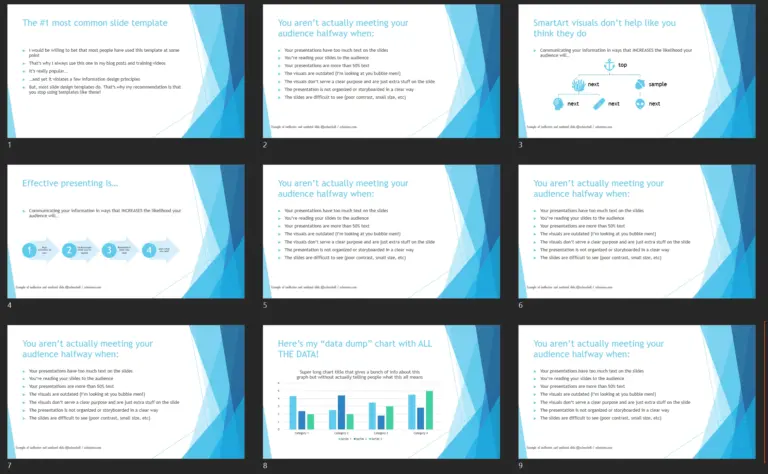 Stop Using Slide Design Templates Echo Rivera