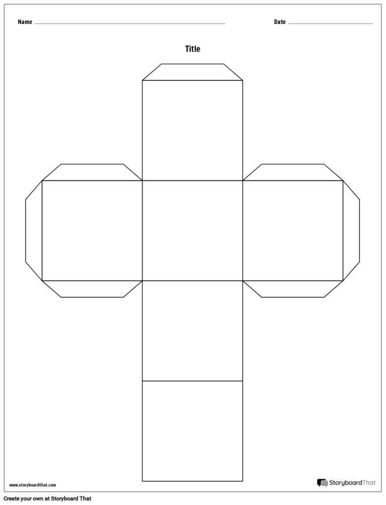 Story Cube Worksheet Templates Free Printable