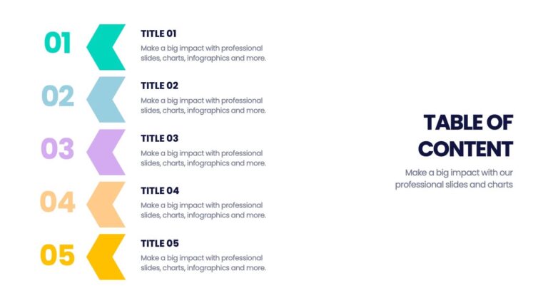 Tables Of Content Samples Infographic Powerpoint Template And Google Slides Theme