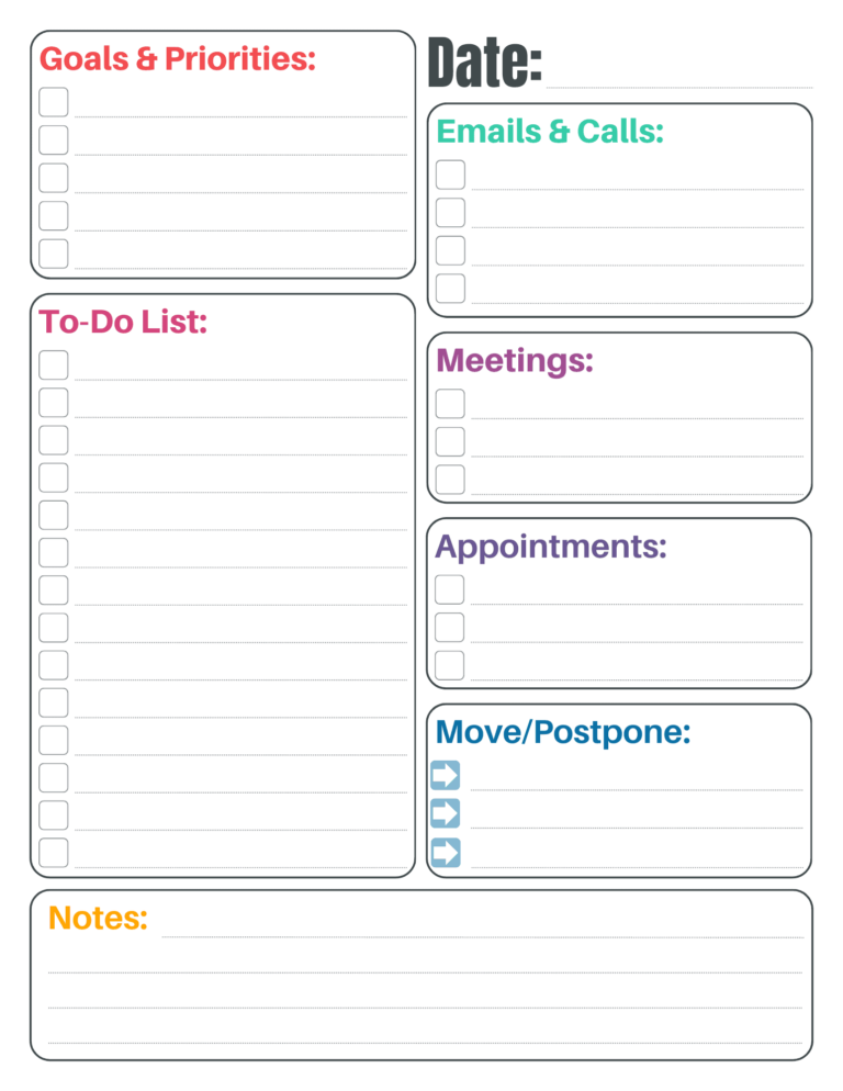 Teacher To Do List Printable Editable Checklist Template