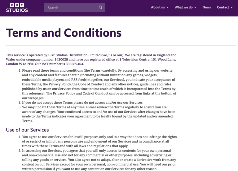 Terms And Conditions Examples 16 Real Samples Free Template