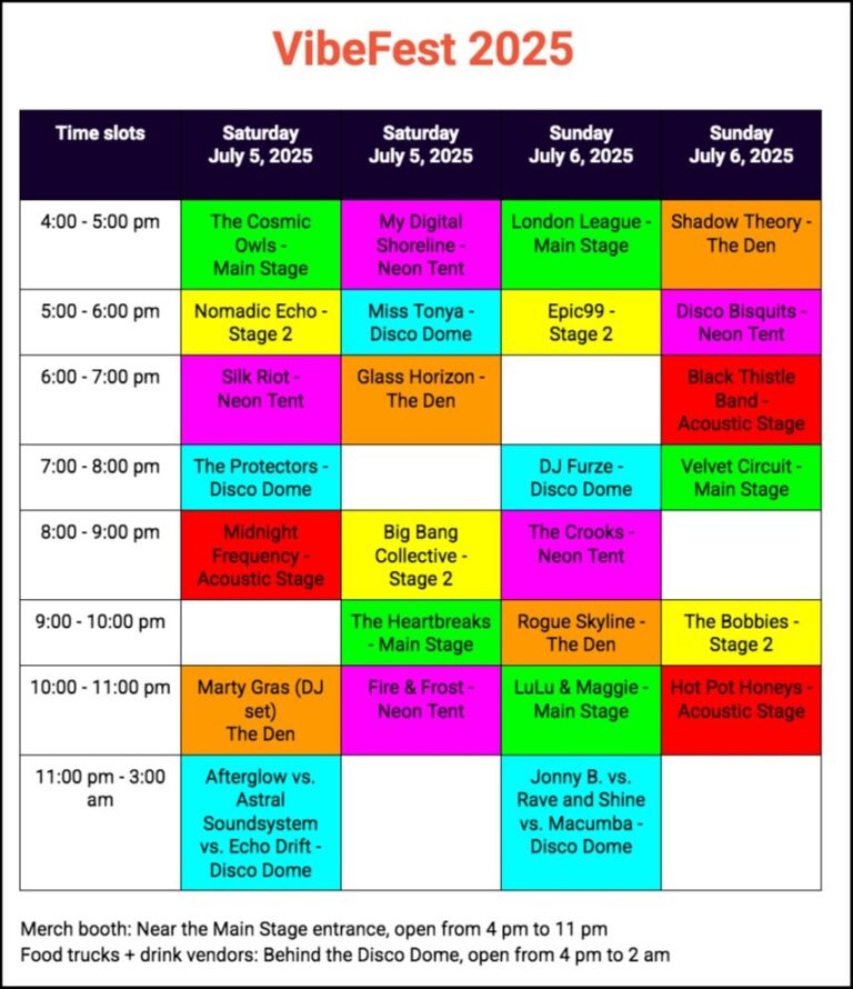 This Event Schedule Template Is A Game Changer Try It Now 