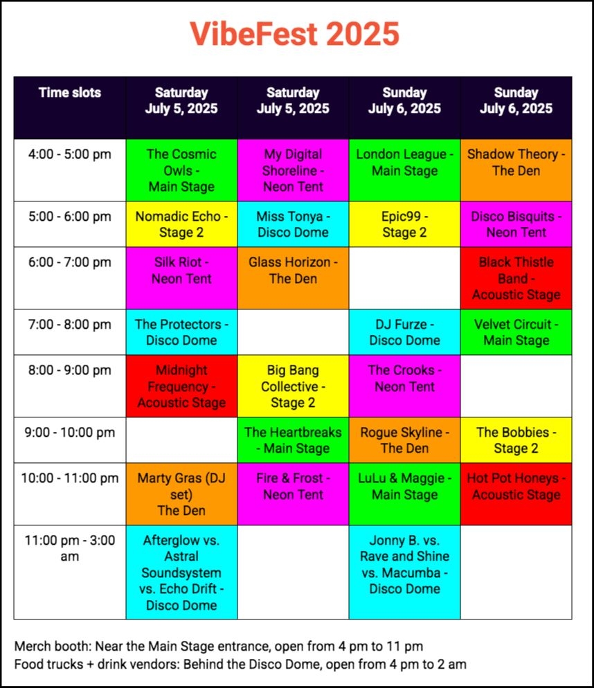 This Event Schedule Template Is A Game Changer Try It Now
