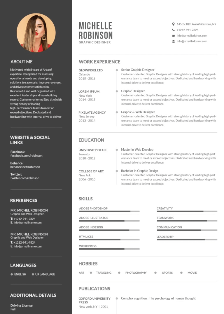 Untapped Two Column Resume Templates 13 Example Templates