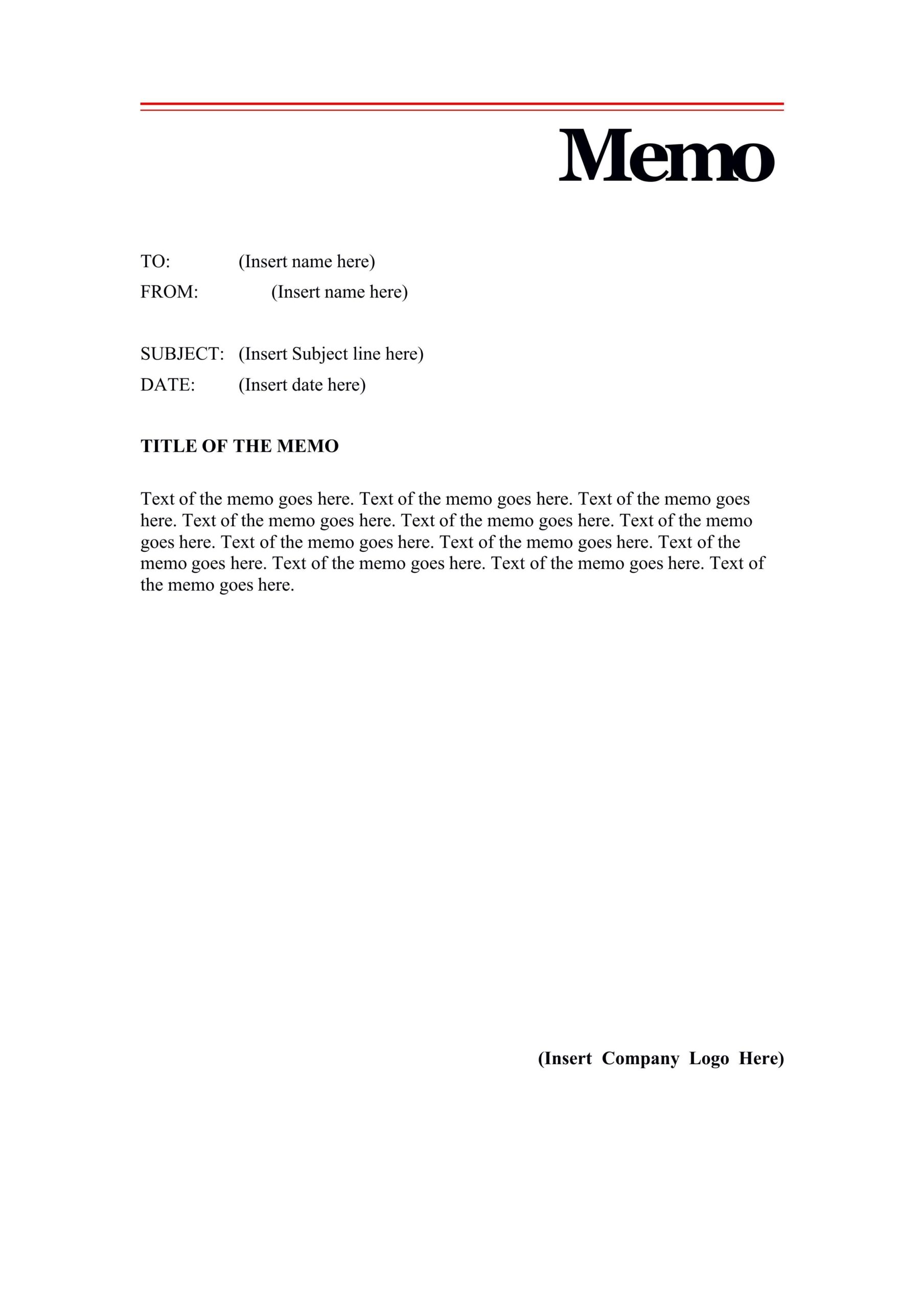 WORD Of Commercial Memorandum Template doc WPS Free Templates